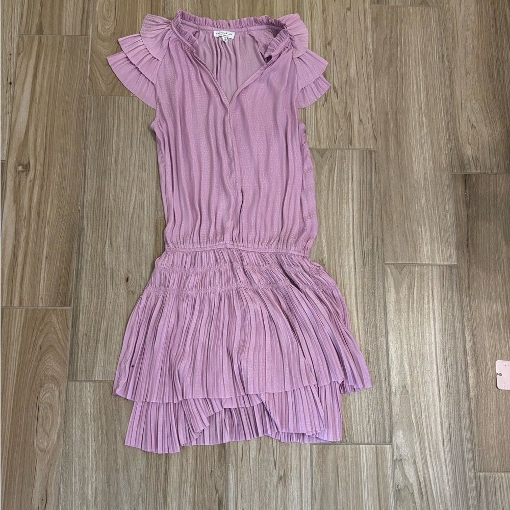 Current Air Lavender Ruffled Dress